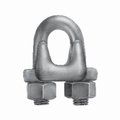Chicago Hardware Wire Rope Clip, 58 In, Drop Forged Steel, 12 In Rope Turn Back, 23500 6 23500 6